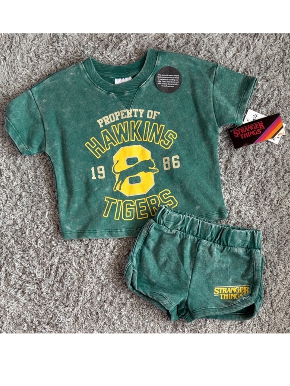 NWT•Stranger Things•Toddler Shirt & Short Set| 18m